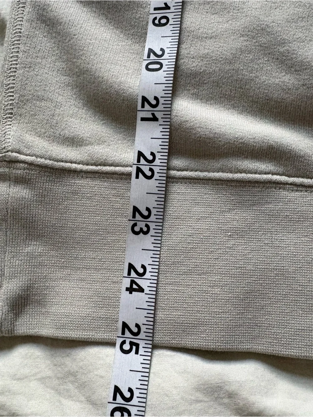 Billy Reid Sweatshirt Tinted White Crewneck Sweatshirt Cotton Elbow Patch